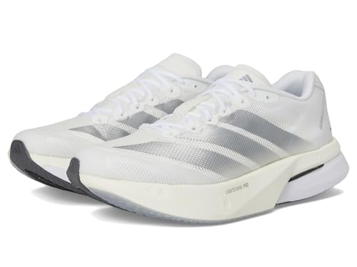 Image of adidas Adizero Boston 13 - Women's (White /Matte Silver)