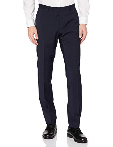 Preisvergleich Produktbild bugatti Herren Anzughose 788400-99770, Blau (Marine 49), 56