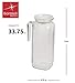 Bormioli Rocco Glass Frigoverre Jug With Airtight Lid 33.75oz : Clear Pitcher With Hermetic Sealing, Easy Pour Spout & Handle – For Water, Juice, Iced Coffee & Iced Tea