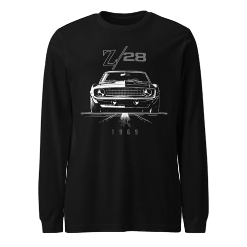 1969 Camaro Z28 Chevy Classic Cars American Muscle Car Fans Z/28 Long Sleeve Tee