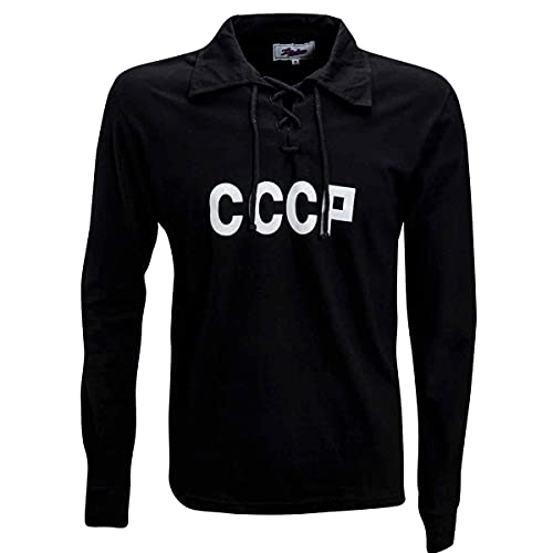 Camisa CCCP 1959 (União Soviética) Liga Retrô Longa Preta GGG