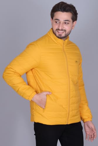Image of RARE TIMES Men Puffer Jacket | Padded Jacket | Quilted Jacket | Trendy Winter Full Sleeve with Zipper Pocket Jacket (Pack of 1)