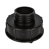 YHNDECO IBC Adapter S100x8 Auf S60x6, Grobgewinde IBC Tank Adapter S100x8 (100mm) Innengewinde zu S60x6 (60mm) Aussengewinde, Grobgewinde Wassertank Anschluss für IBC Tank Regentonnen Wassertank