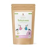 JoviTea® Babytraum Tee BIO Klapperstorch – Traditionelle Rezeptur - spezielle Kräutermischung – aus kontrolliert biologischem Anbau. 100% natürlich und ohne Zusatz von Zucker - 75g