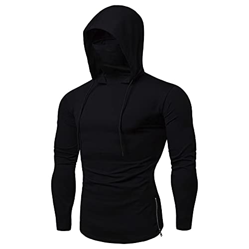 Vasreyy Men's Casual Hoodie Long Sleeves Sweatshirt Coat Tracksuit Jacket Sweater Top Cover