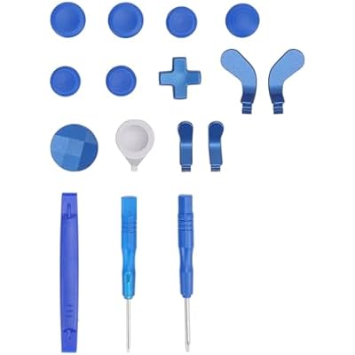 Replacement Thumbsticks Paddles Joysticks D Pads Kit for Series 2 Wireless Controller Flexible and Handy for Gaming Enthusiasts Stainless Steel Blue