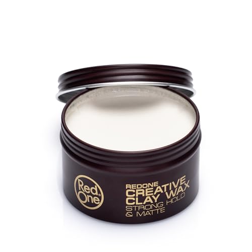 Redone Creative Clay Wax 100ml | Strong Hold & Matte Finish | Texturizing Hair Clay for Men & Women | Non-Greasy Natural Look | Professional Barber Styling | for All Hair Types