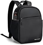 K&F Concept Sac à dos pour appareil photo, Sac à caméra léger pour photographes, Sac photo portable compatible avec Canon/Nikon/Sony - noir