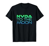 NVDA To The Moon Tee Merch - NVDA Stock and investor design T-Shirt