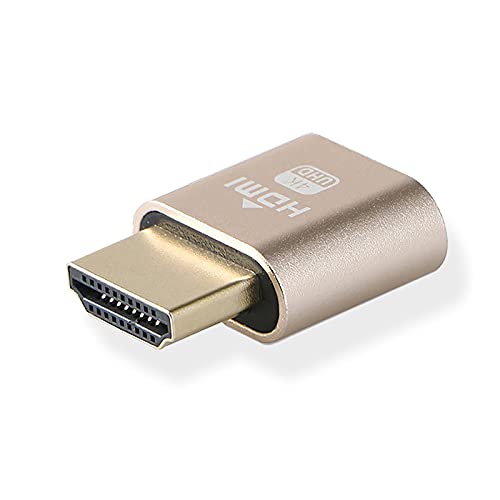 Ziyituod 4K HDMI Dummy Plug - High Resolution Virtual Monitor Display Emulator, New Generation Headless Display Adapter Supports up to 3840x2160@60Hz, 1080@120Hz DVI EDID Emulator Ziyituod 4K HDMI Dummy Plug - High Resolution Virtual Monitor Display Emulator, New Generation Headless Display Adapter Supports up to 3840x2160@60Hz, 1080@120Hz DVI EDID Emulator