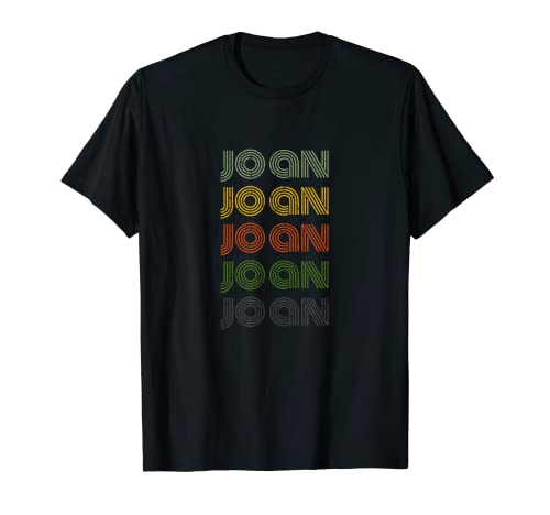 Joan - Nombre personalizado vintage de los años 70 Camiseta