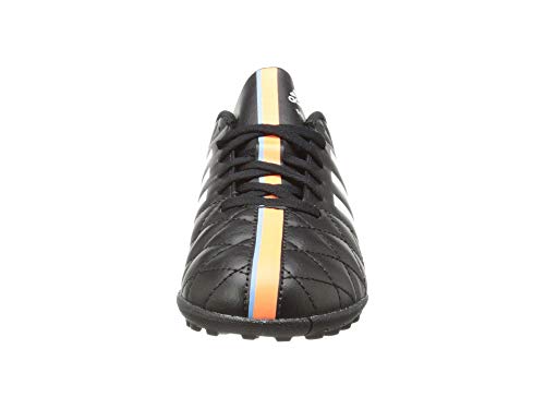 adidas Kids 11Questra TF J Big, Black/White/Flash Orange, 1.5 Little Kid M3