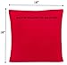 EIGRAMSET Christmas Throw Pillow Covers (Set of 2) 18 x 18 - Snowman Pillow Cases, Throw Pillow Decor, Holiday Season Decorations for Winter Couch Cushions,Red