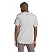 adidas Men's Codes Collegiate Linear Graphic T-Shirt, Medium Grey Heather
