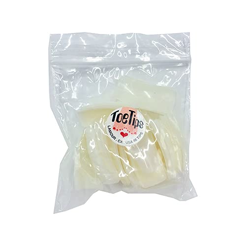 Lamour Toe Tips 50pcs/bag, #00, White