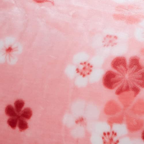 Lgykumeg 9Lb Heavy Korean Fleece Blanket Queen Size 79"X91",Korean Style Mink Blanket ,2 Ply Pink Printed Plush Throw Blanket,Thick Reversible Raschel Bed Blankets For Winter,200X230Cm4Kg #TOP2