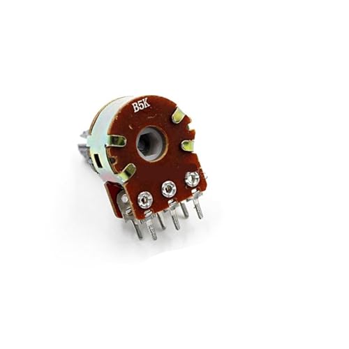 Double potentiomètre WH148 B 1M Ohm 6 broches axe 15mm pour réglage audio