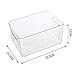 Book Organizer Transparent Multifunctional Book Organizer with Handle Storage Box Plastic Transparent Household Toys Organized Storage Box Student Desktop Dormitory for Cabinet
