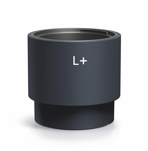 MELTOM Blumenkübel Rund mit Einsatz – Blumentopf Modern Matt – Frostfest & UV-beständig – Anthrazitâ€¦ – Miniatur