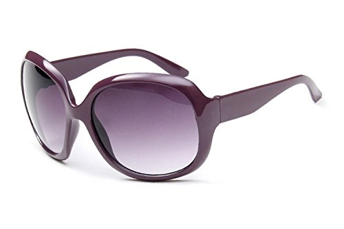 Chezi Women's Plastic Classical Oversized Butterfly Sunglasses