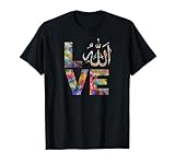 Muslim Gift Ramadan, love Allah Muslima Islamic Religious T-Shirt