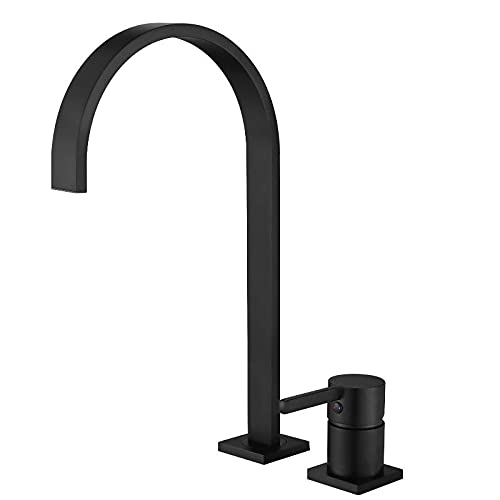 Robinet de lavabo rotatif anti-éclaboussures deux trous pour salle de bain propre