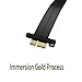 XRIKUI PCIe X1 4.0 Riser Cable,PCI-Express 1X Male to Female Extension Cable PCI-e Extender Adapter 180-90 Degrees 20CM