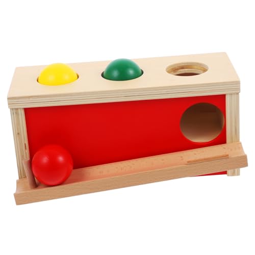 Jeu de chute de balle en bois motricité fine et coordination bébé