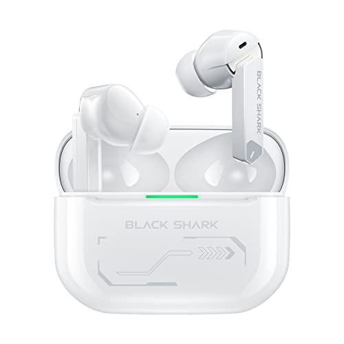 Black Shark JoyBuds Pro【日本正規代理店品】低遅延 ANCワイヤレスノイズキャンセリング ワイヤレスゲーミングイヤホン Bluetooth 5.2 (ホワイト)