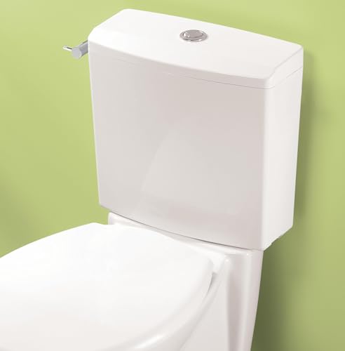 Robinet d'arrêt équerre carré pour chasse d'eau WC en laiton chromé - 3