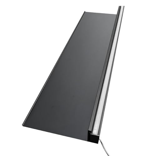 Étagères flottantes à LED étagères murales rangement décoratif noir 60 cm