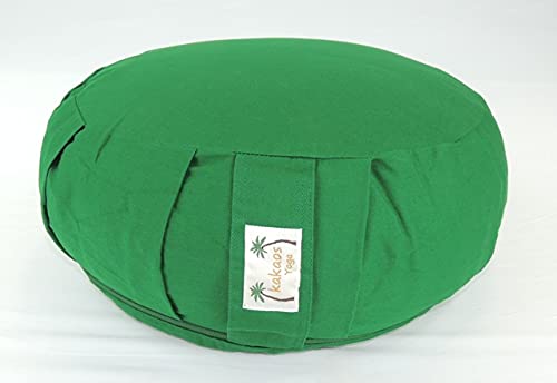 Kakaos Buckwheat Button Zafu (Green)