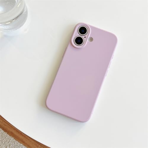 Coque silicone liquide iPhone 12 Pro violette anti-choc et anti-rayure avec doublure souple
