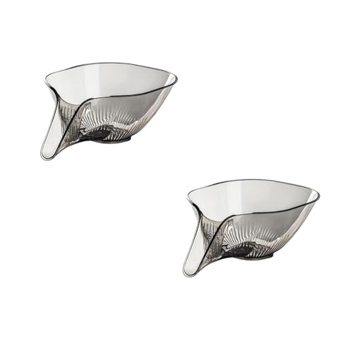 シンク排水バスケット、多機能排水バスケット、キッチン排水バスケット、多機能、排水バスケット漏斗、大容量、透明、排水フィルター、野菜と果物の乾湿分離排水バスケット、果物洗浄排水バスケット B*2