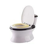 ★ Diseño único: el asiento de entrenamiento artificial para niños atrae los ojos del bebé y lo ayuda a pasar el pañal al inodoro.
