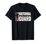 National Guard American Flag Proud T-Shirt T-Shirt