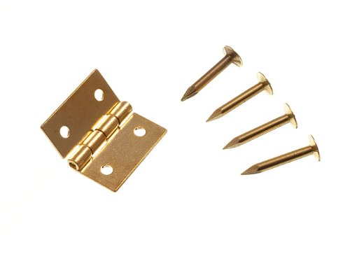 Mini charnières de bijoux en laiton précieux de 13mm pour écrins raffinés