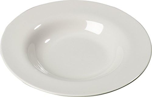Carlisle FoodService Products 3303042 Sierrus Melamine Chef Salad/Pasta Bowls, 12", Bone, 20-oz. (Pack of 12)