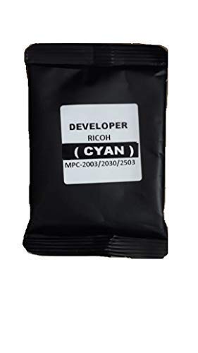 Dotpot Developer for USE in RICOH AFICIO MP 2010/2030 / 2031/2050 / 2550/2551 / 2003/2503 Printer and Copier Color Cyan