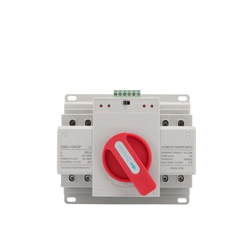 Commutateur de transfert automatique 2P 63A disjoncteur inverseur manuel 220V