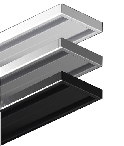 Garduna 300cm | weiss | Gardinenschiene Vorhangschiene| Aluminium | 1- oder...