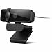 Produktbild Lenovo Essential Webcam - 30 fps - Schwarz - USB 2.0 Typ A - Full HD - 1920x1080 Video - 85° Winkel - Stativhalterung - Mikrofon - Windows 10, Windows 11, macOS, ChromeOS - Privacy Cap, Tripod Moun