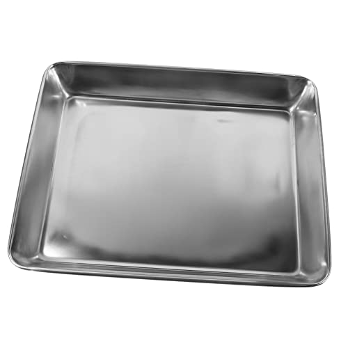 VICASKY Indoor Pigeon Bathing Tub Metal Bird Bathtub for Pigeons Shower Basin Multifunctional Accessories and Odorless Design for All Bird