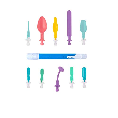 Talktools® Sensi (Ocean Blue) Sensory Integration Kit With 10 Most Popular Sensory Oral Motor Tips And Reusable Storage Pouch #TOP21