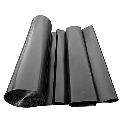 HDPE Teichfolie 6 x 8 m 5 x 6 m, Robust Flexibel Teichunterlage, Faltbar Langlebig Undurchlässig Folie UV- und Witterungsbeständig für Wasserbecken Teichbau, Garten- und(Size:6x8M(20x26ft),Color:20S) Cover
