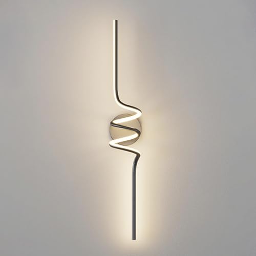 Lámpara de Pared Moderna en Espiral con Iluminación LED Interior 2