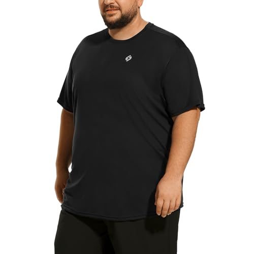 HOdo Big and Tall Mens T-Shirt Crewneck Tees Moisture Wicking 2XL-6XL2