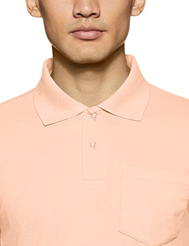 Image of Rupa Bumchums Men Super Combed Cotton Solid Half Sleeve Club Collar Polo Regular Fit T-Shirt with Chest Pocket