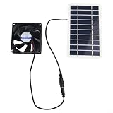 30 W Solar-Powe-Panel-Lüfter für Dach-/Dachbodenbelüftung, Luftstrom-Auspuff für Haustierhaus, Haus, Küche, Hühnerstall