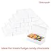 UnicoPak 20 Pack 1/4 Lb. Candy Boxes, Food Grade White Mini Gift Boxes for Fudge Candy Chocolate Treat Goodie, Ideal for Birthday Christmas Party Homemade Business, 4 1/2 x 2 5/16 x 1 1/8